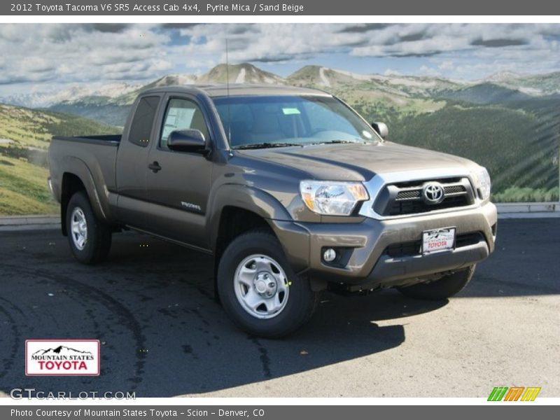 Pyrite Mica / Sand Beige 2012 Toyota Tacoma V6 SR5 Access Cab 4x4
