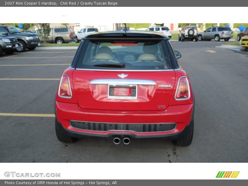 Chili Red / Gravity Tuscan Beige 2007 Mini Cooper S Hardtop