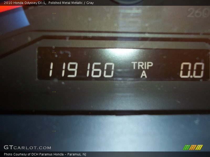 Polished Metal Metallic / Gray 2010 Honda Odyssey EX-L