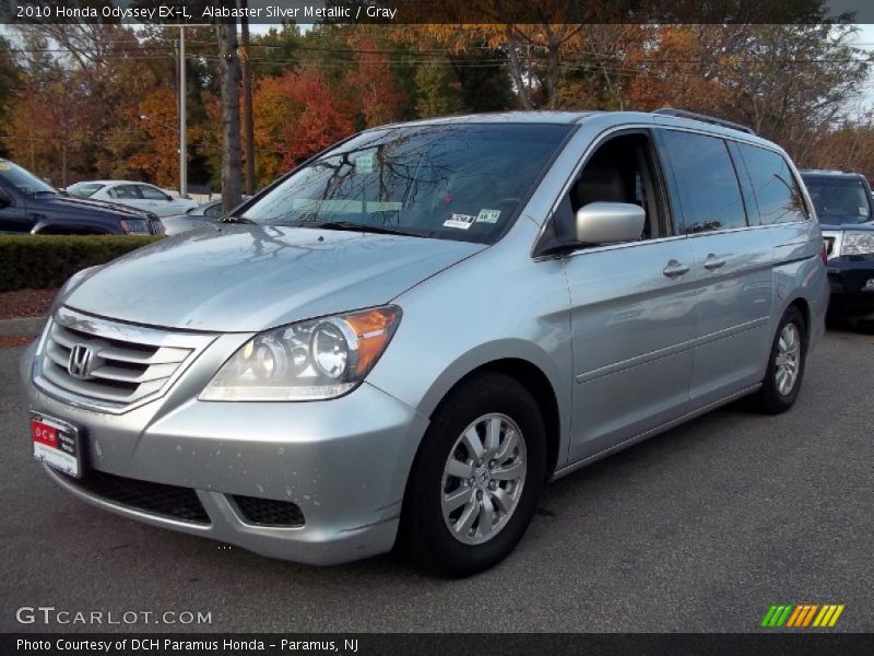 Alabaster Silver Metallic / Gray 2010 Honda Odyssey EX-L