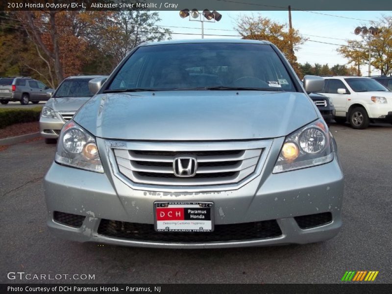 Alabaster Silver Metallic / Gray 2010 Honda Odyssey EX-L
