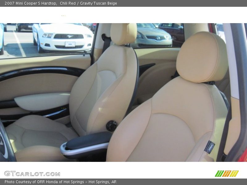Chili Red / Gravity Tuscan Beige 2007 Mini Cooper S Hardtop