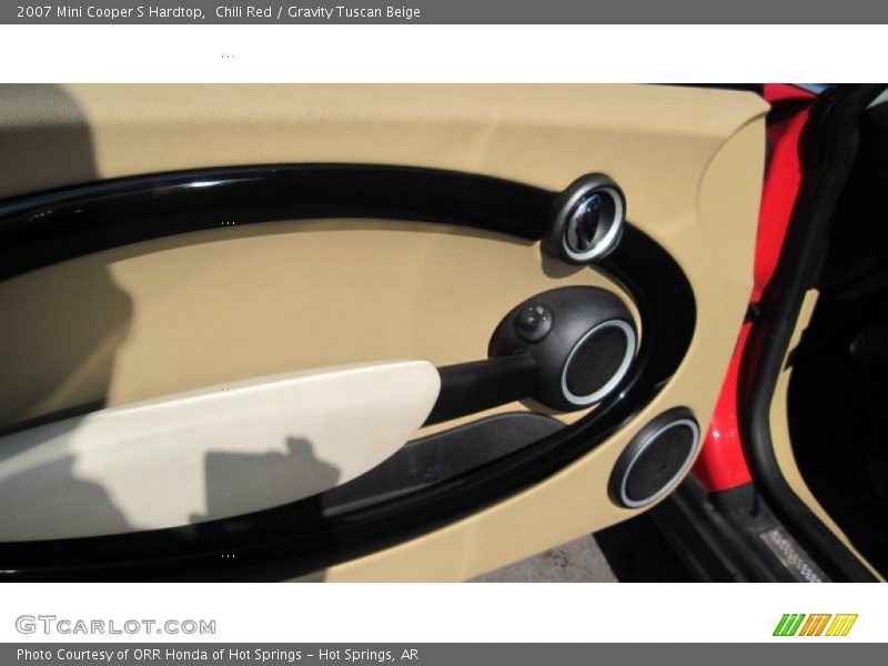 Chili Red / Gravity Tuscan Beige 2007 Mini Cooper S Hardtop