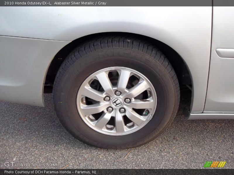 Alabaster Silver Metallic / Gray 2010 Honda Odyssey EX-L