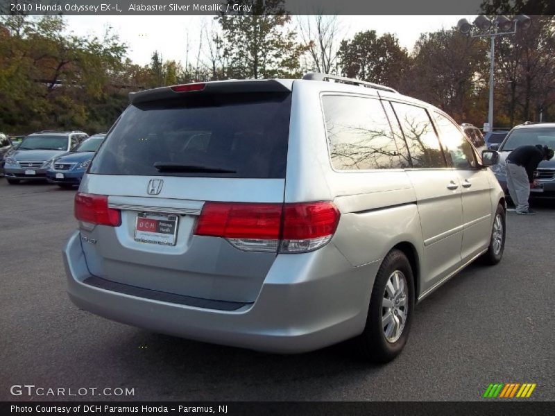 Alabaster Silver Metallic / Gray 2010 Honda Odyssey EX-L