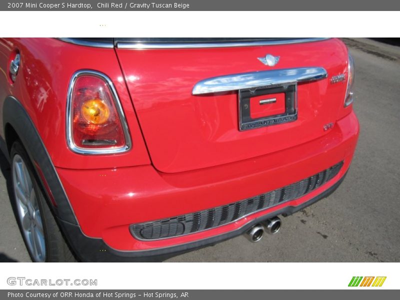 Chili Red / Gravity Tuscan Beige 2007 Mini Cooper S Hardtop