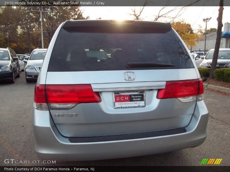 Alabaster Silver Metallic / Gray 2010 Honda Odyssey EX-L