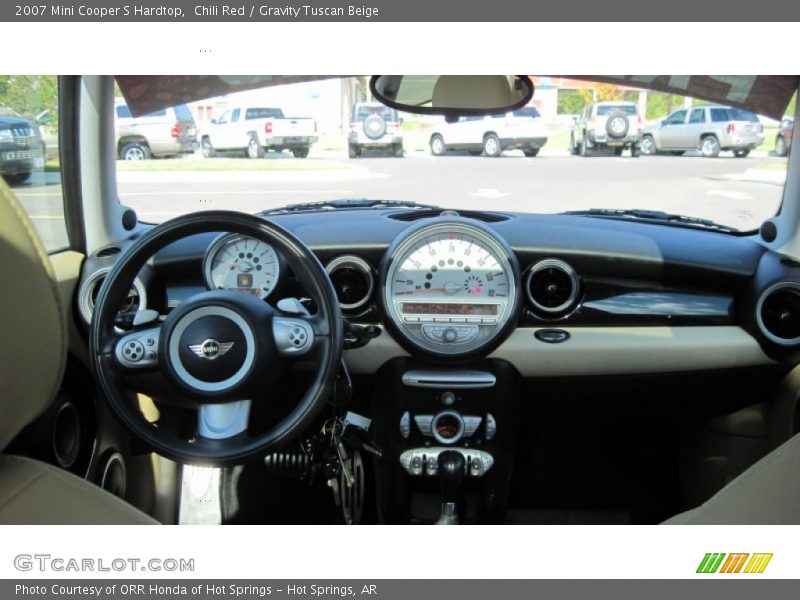 Chili Red / Gravity Tuscan Beige 2007 Mini Cooper S Hardtop