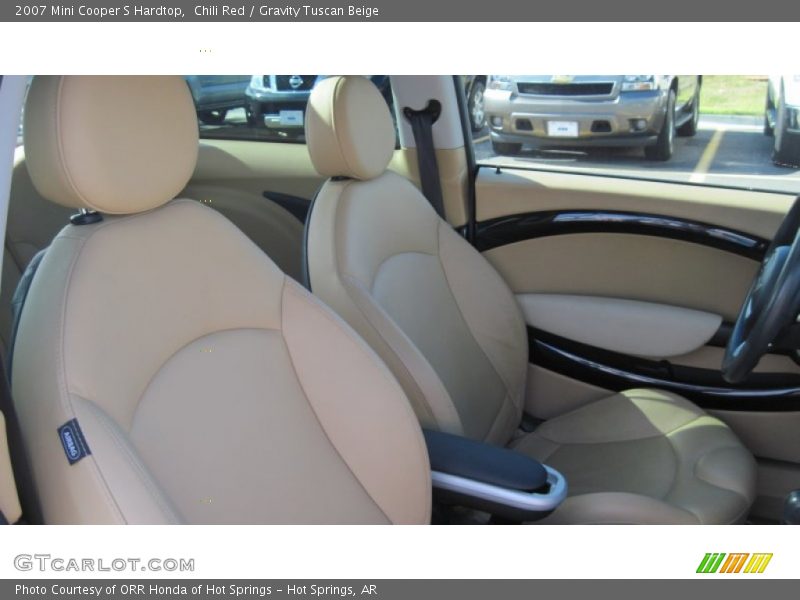 Chili Red / Gravity Tuscan Beige 2007 Mini Cooper S Hardtop