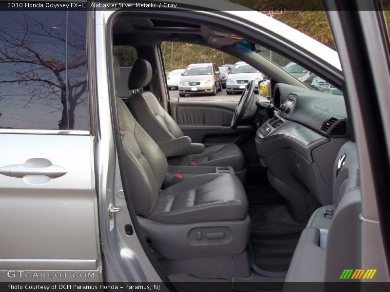 Alabaster Silver Metallic / Gray 2010 Honda Odyssey EX-L