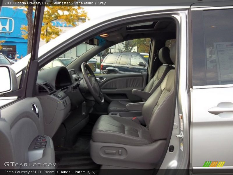 Alabaster Silver Metallic / Gray 2010 Honda Odyssey EX-L