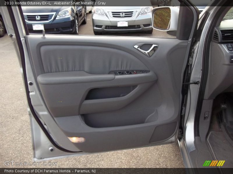 Alabaster Silver Metallic / Gray 2010 Honda Odyssey EX-L