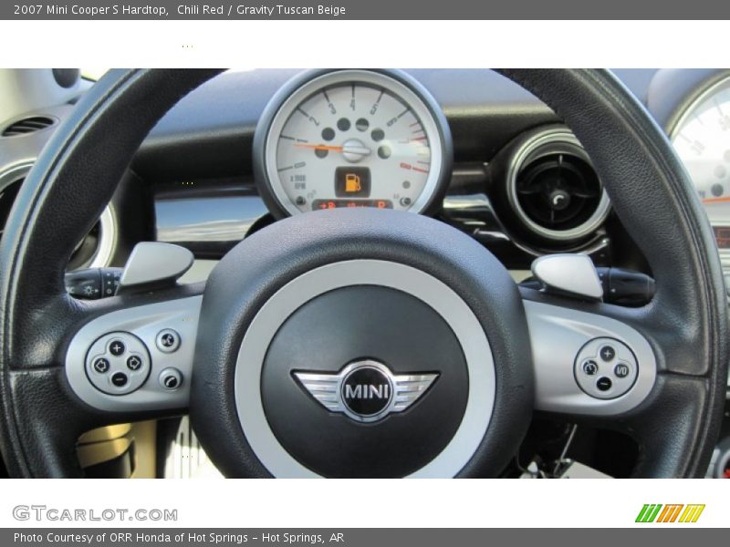 Chili Red / Gravity Tuscan Beige 2007 Mini Cooper S Hardtop