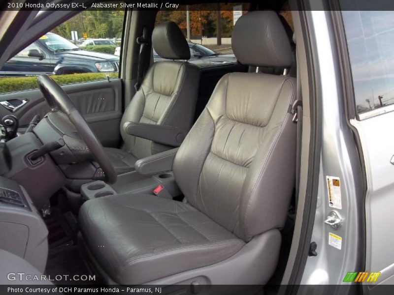 Alabaster Silver Metallic / Gray 2010 Honda Odyssey EX-L