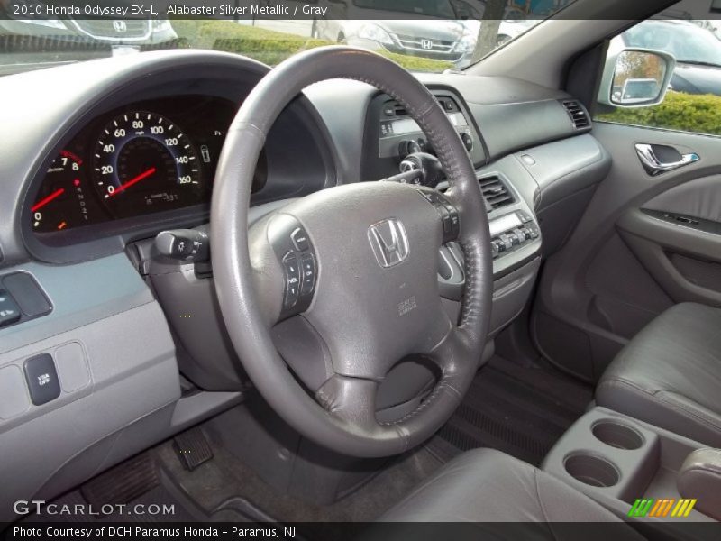 Alabaster Silver Metallic / Gray 2010 Honda Odyssey EX-L