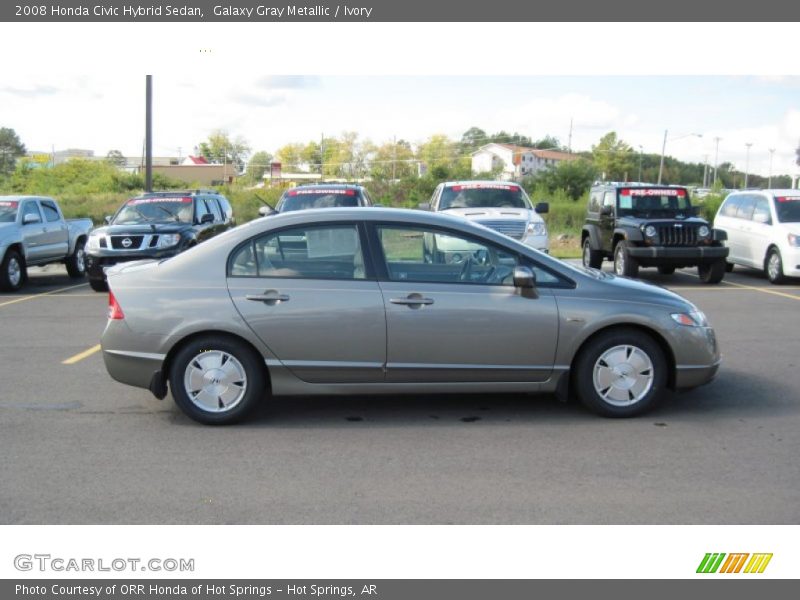 Galaxy Gray Metallic / Ivory 2008 Honda Civic Hybrid Sedan