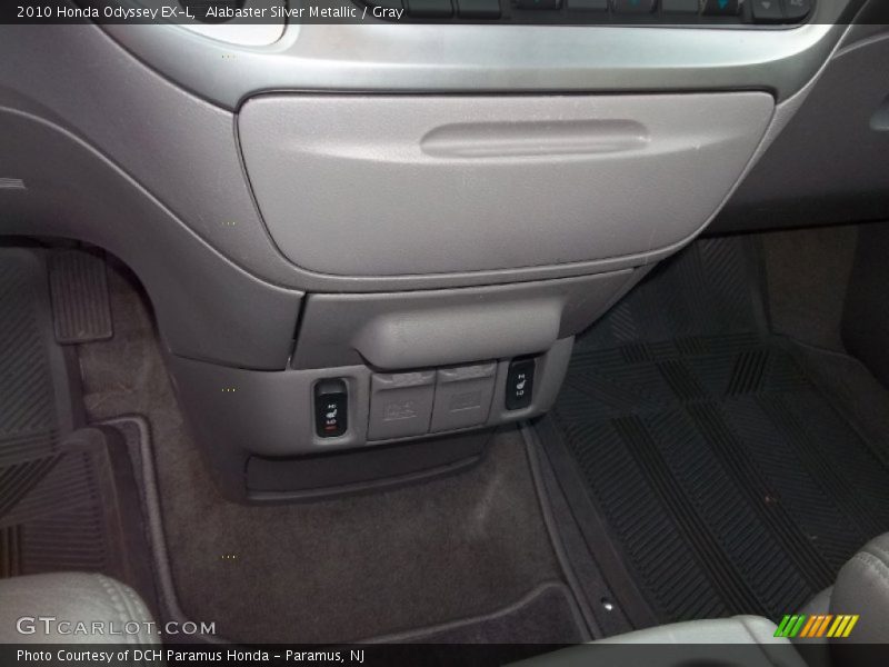 Alabaster Silver Metallic / Gray 2010 Honda Odyssey EX-L