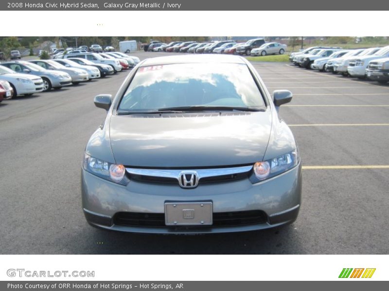 Galaxy Gray Metallic / Ivory 2008 Honda Civic Hybrid Sedan