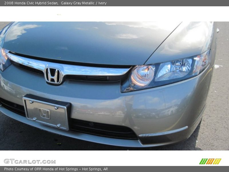Galaxy Gray Metallic / Ivory 2008 Honda Civic Hybrid Sedan