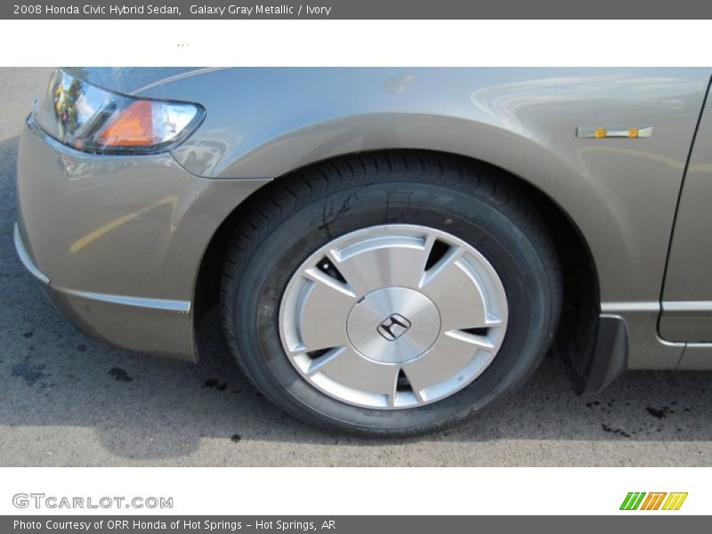 Galaxy Gray Metallic / Ivory 2008 Honda Civic Hybrid Sedan