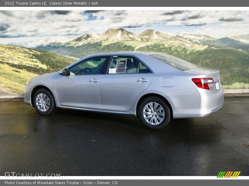 Classic Silver Metallic / Ash 2012 Toyota Camry LE