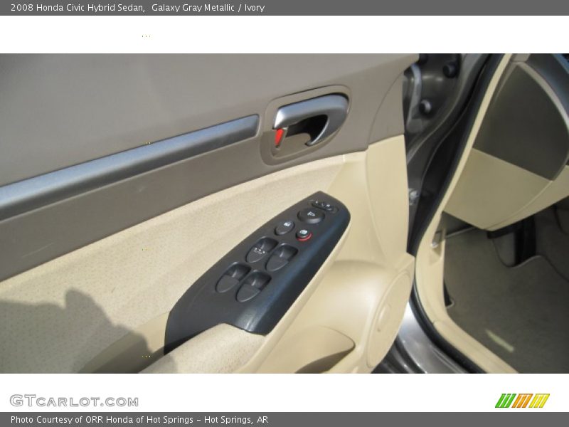 Galaxy Gray Metallic / Ivory 2008 Honda Civic Hybrid Sedan