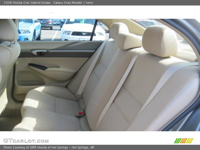 Galaxy Gray Metallic / Ivory 2008 Honda Civic Hybrid Sedan