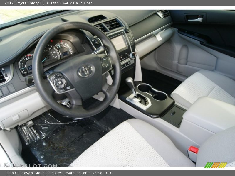 Classic Silver Metallic / Ash 2012 Toyota Camry LE