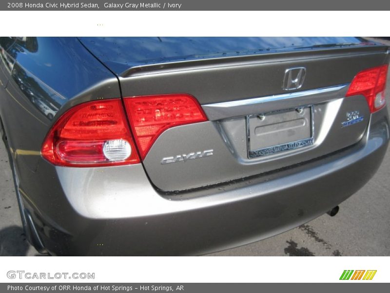 Galaxy Gray Metallic / Ivory 2008 Honda Civic Hybrid Sedan