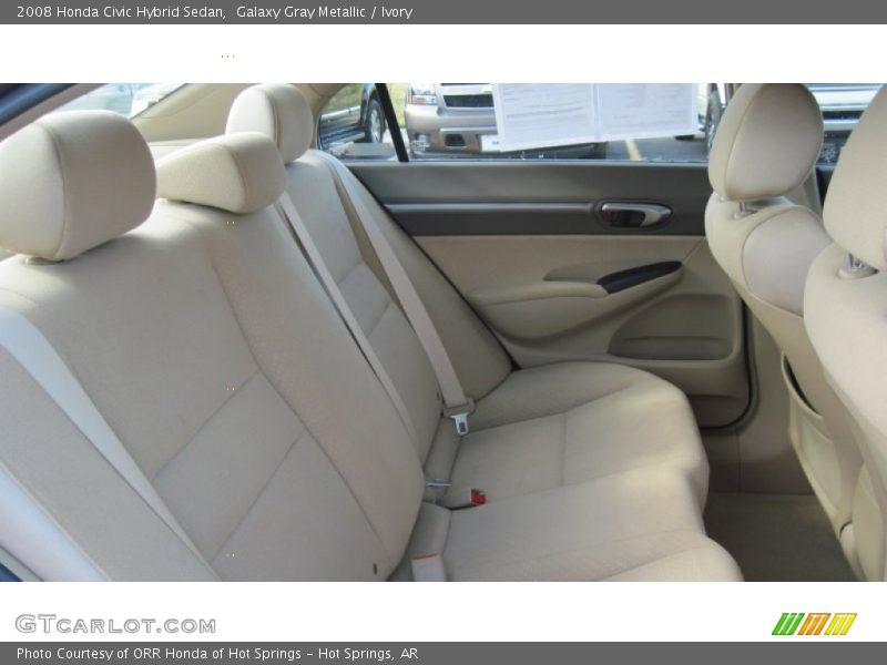 Galaxy Gray Metallic / Ivory 2008 Honda Civic Hybrid Sedan