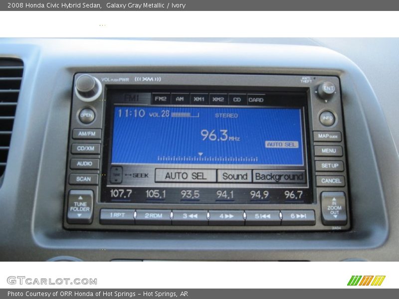 Galaxy Gray Metallic / Ivory 2008 Honda Civic Hybrid Sedan