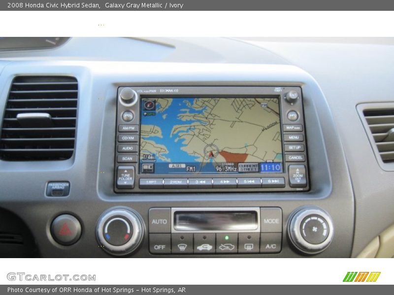 Galaxy Gray Metallic / Ivory 2008 Honda Civic Hybrid Sedan