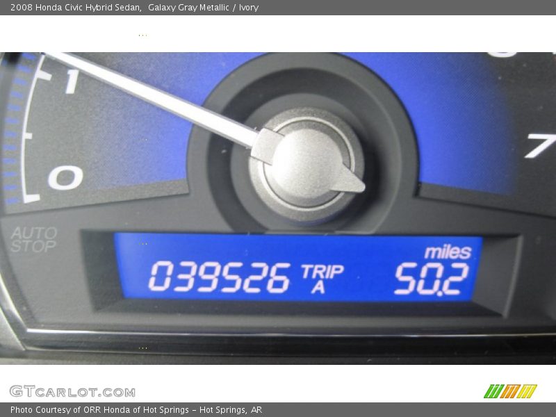 Galaxy Gray Metallic / Ivory 2008 Honda Civic Hybrid Sedan