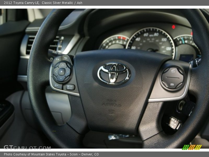 Classic Silver Metallic / Ash 2012 Toyota Camry LE