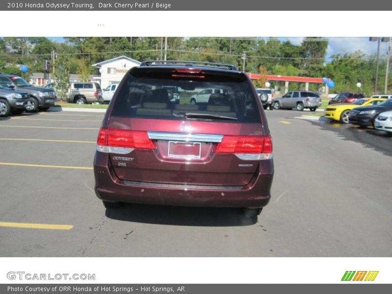Dark Cherry Pearl / Beige 2010 Honda Odyssey Touring