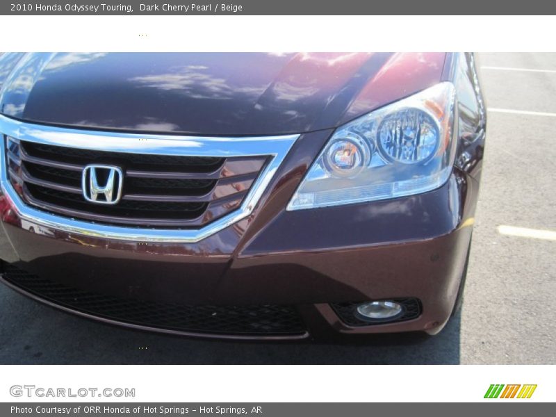 Dark Cherry Pearl / Beige 2010 Honda Odyssey Touring