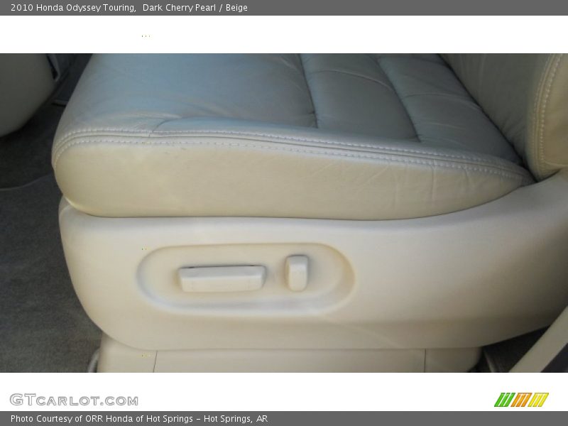 Dark Cherry Pearl / Beige 2010 Honda Odyssey Touring
