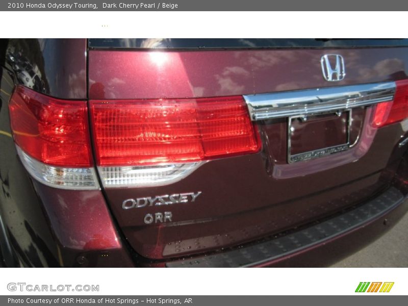 Dark Cherry Pearl / Beige 2010 Honda Odyssey Touring