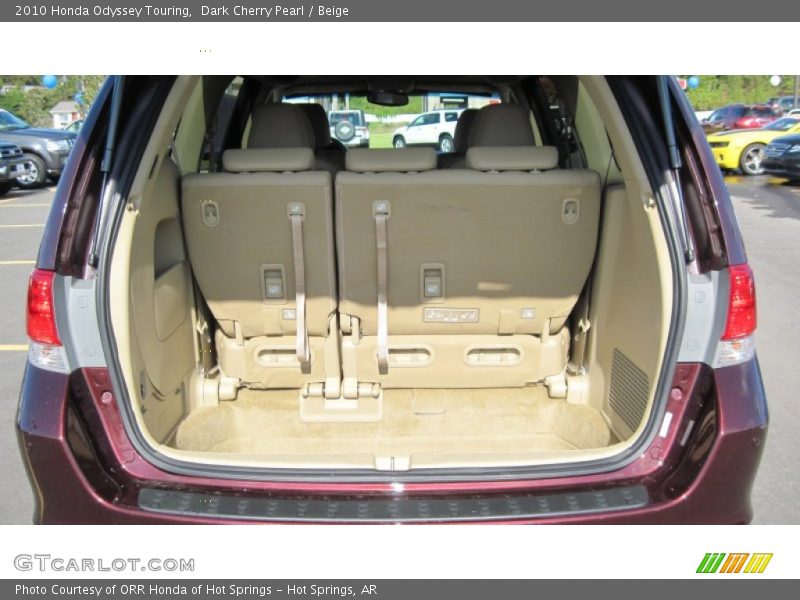 Dark Cherry Pearl / Beige 2010 Honda Odyssey Touring