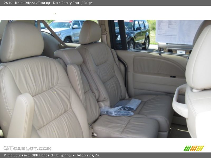 Dark Cherry Pearl / Beige 2010 Honda Odyssey Touring