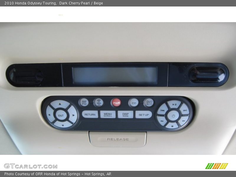 Dark Cherry Pearl / Beige 2010 Honda Odyssey Touring