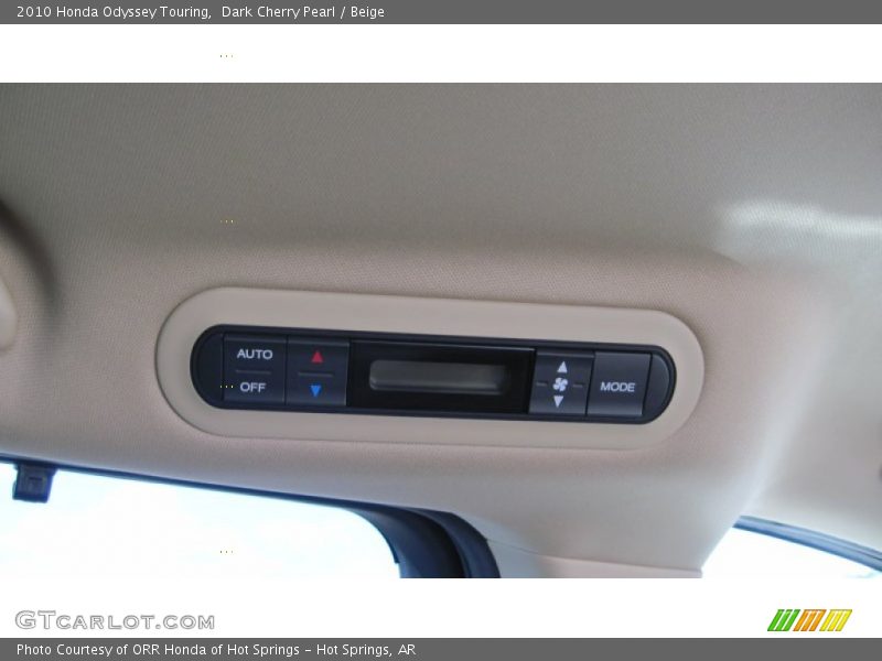 Dark Cherry Pearl / Beige 2010 Honda Odyssey Touring