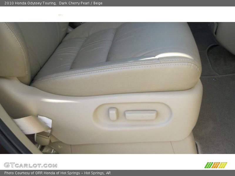 Dark Cherry Pearl / Beige 2010 Honda Odyssey Touring