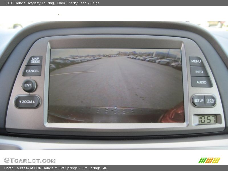 Dark Cherry Pearl / Beige 2010 Honda Odyssey Touring
