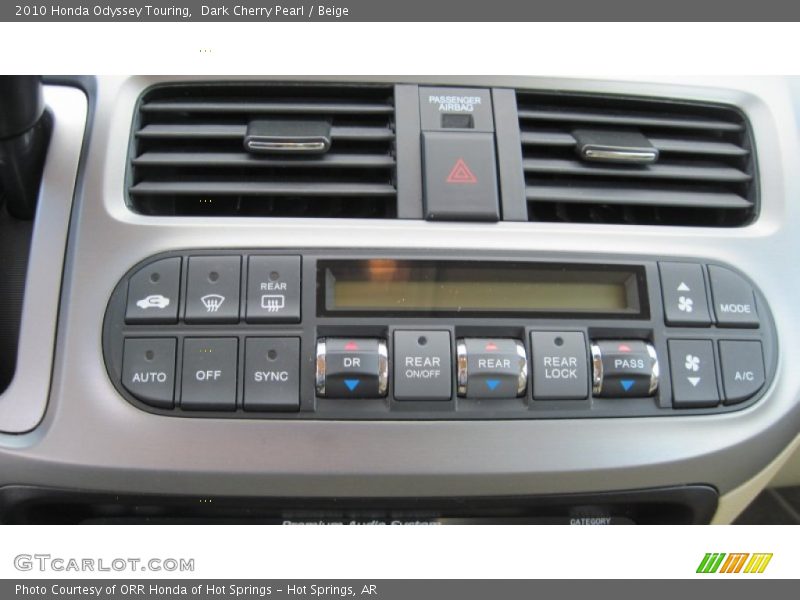 Dark Cherry Pearl / Beige 2010 Honda Odyssey Touring