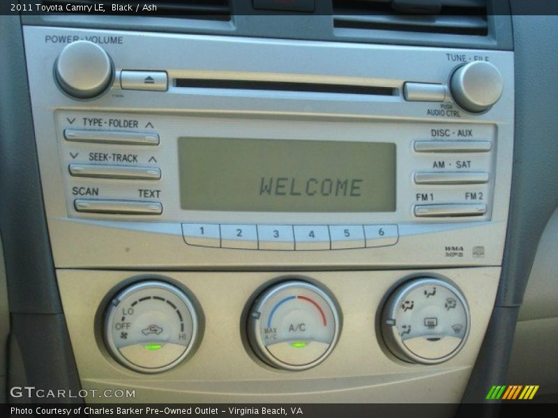 Black / Ash 2011 Toyota Camry LE