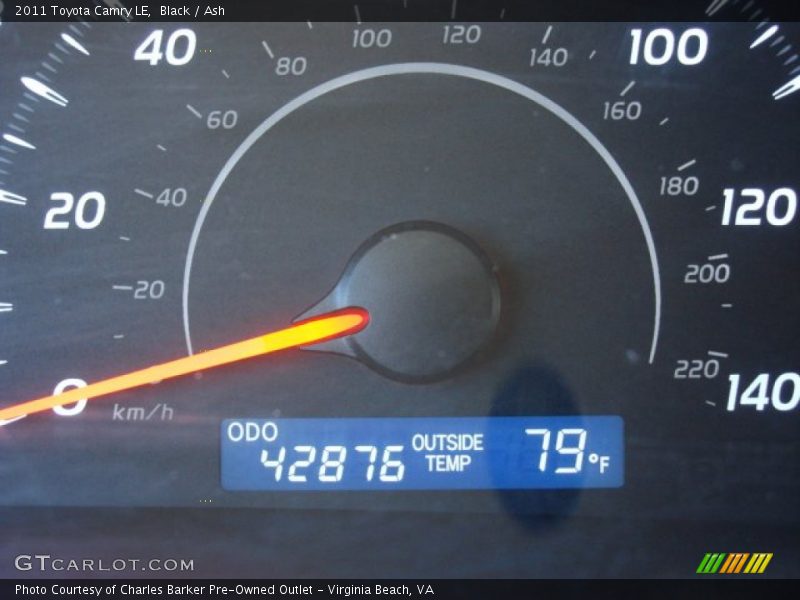 Black / Ash 2011 Toyota Camry LE