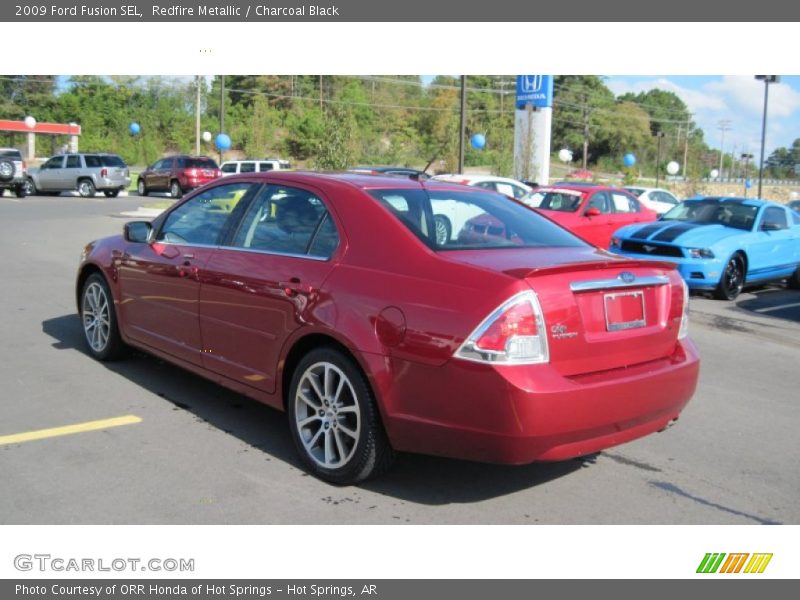 Redfire Metallic / Charcoal Black 2009 Ford Fusion SEL