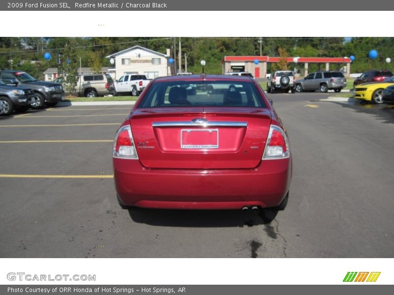 Redfire Metallic / Charcoal Black 2009 Ford Fusion SEL
