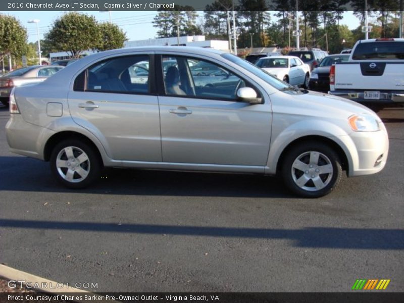 Cosmic Silver / Charcoal 2010 Chevrolet Aveo LT Sedan